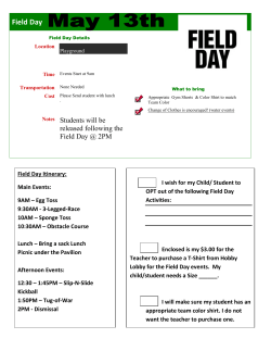 Field Day - Rosanky Christian Academy