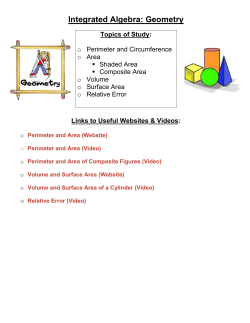 Integrated Algebra: Geometry