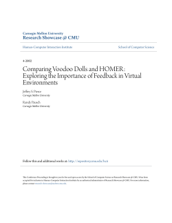 Comparing Voodoo Dolls and HOMER