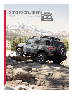 2014_FJ Cruiser eBrochure