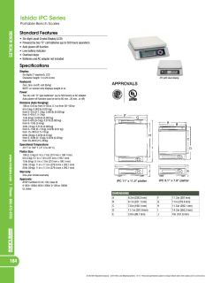 Ishida iPC Series