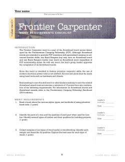 Frontier Carpenter