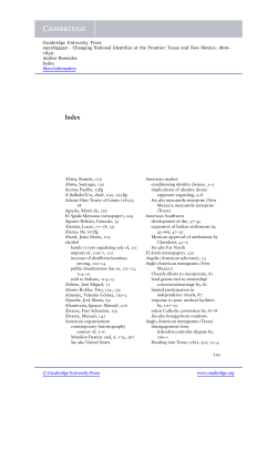 Abr&eacute;u, Ram &oacute;n, 119 Abr&eacute;u, Santiago, 120 Acoma Pueblo, 31fig A