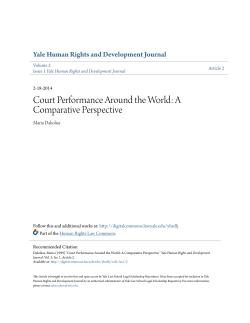 Court Performance Around the World: A Comparative Perspective