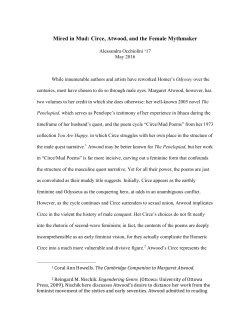 Mired in Mud: Circe, Atwood, and the Female