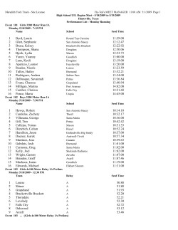 Event 101 Girls 3200 Meter Run 1A