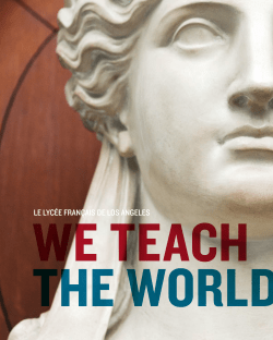 LE LYC&Eacute;E FRAN&Ccedil;AIS DE LOS ANGELES