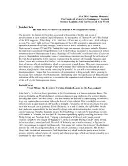 12. The Erotics of Memory in Shakespeare`s England