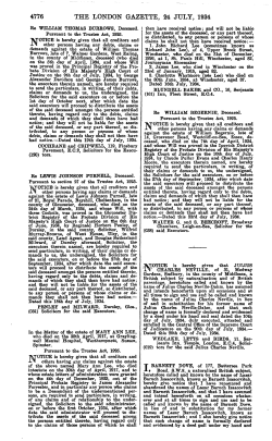 4776 THE LONDON GAZETTE, 24 JULY, 1934