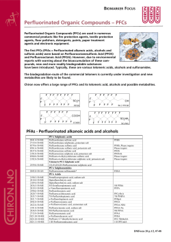 Biomarker Focus 20 / PFC Reference Standards