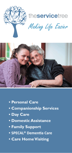 our brochure - The Service Tree