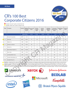100 Best - Corporate Responsibility Magazine