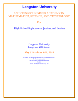 application - Langston University