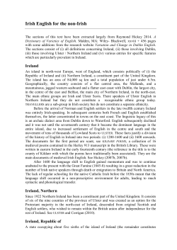 Irish English for the non