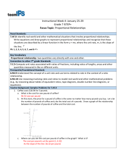 Instructional Week 4: January 25-29 Grade 7 ISTEP+ Focus Topic