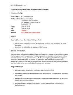 bachelor of philosophy in interdisciplinary leadership