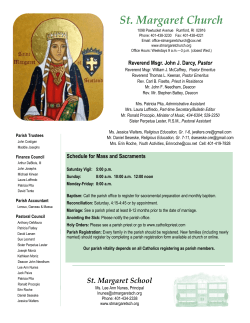 January 29, 2017 - St. Margaret Church