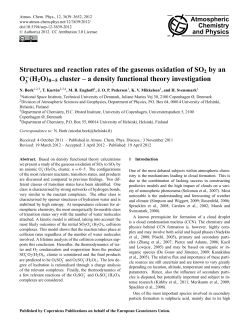 H2O - Atmos. Chem. Phys