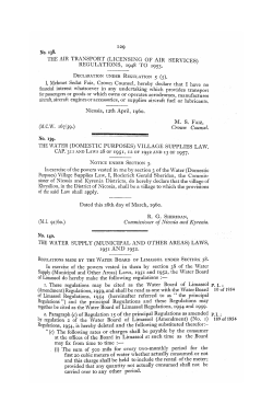 140/1960 The Water Board of Limassol (Amendment)