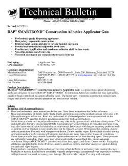 Smartbond Gun Applicator TB0613