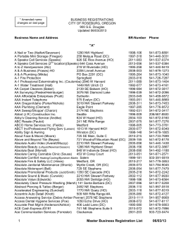 business registrations