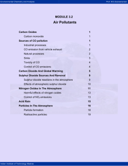 Air Pollutants