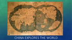 CHINA EXPLORES THE WORLD