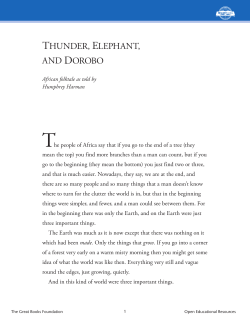 Thunder, Elephant, and Dorobo