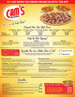 Cam`s Pizzeria (10.03.2016)