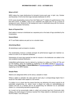 information sheet &ndash; d033