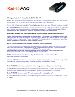 Rad-60FAQ - Laurus Systems