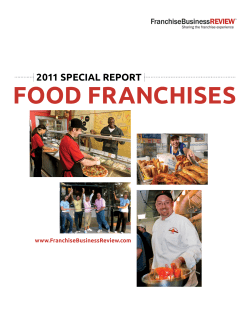 food franchises - Franchise Business Review