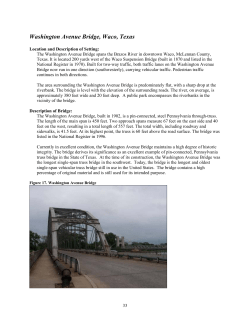 Washington Avenue Bridge, Waco, Texas