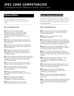 IPEC Core Competencies