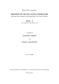 Royal Irish Academy - BREPOLiS