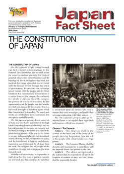 the constitution of japan