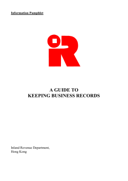 A guide to keeping business records
