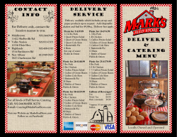 catering brochure12010