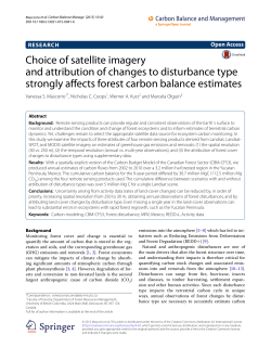 Choice of satellite imagery and attribution of changes to