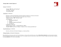 Grade 8 Quarter 2 Pacing Guide