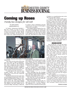 Coming up Roses Westchester Business