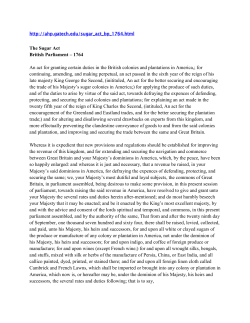 Intolerable Acts Jigsaw