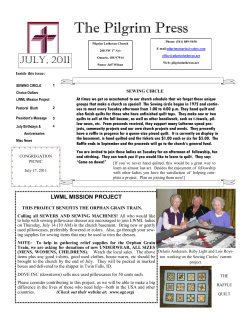 The Pilgrim Press - Pilgrim Lutheran Church