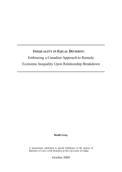 Inequality in Equal Division: Embracing a