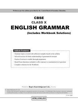 english grammar - Target Publications