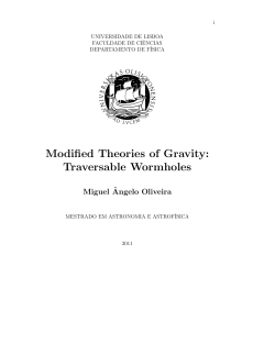 Modified Theories of Gravity: Traversable Wormholes
