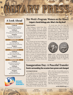 Inauguration Day: A Peaceful Transfer This Week`s Program