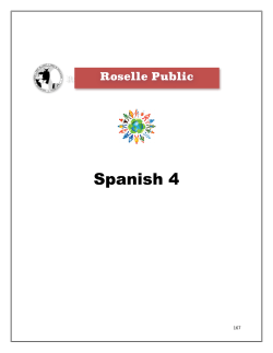 Spanish 4 - Roselle Public Schools