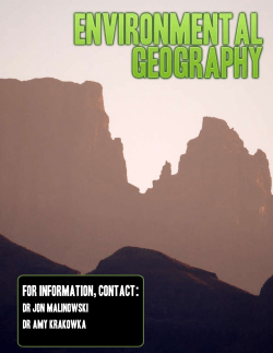 EV Geography Information Packet