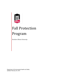 Fall Protection Program - Northern Illinois University
